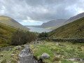 On Way up Scafell Pike, Looking Back to Wast Water, Cumbria